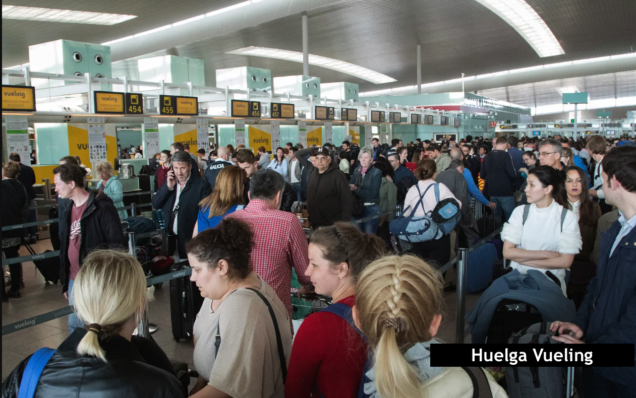 Reclamación Vueling y Ryanair paros por Huelga