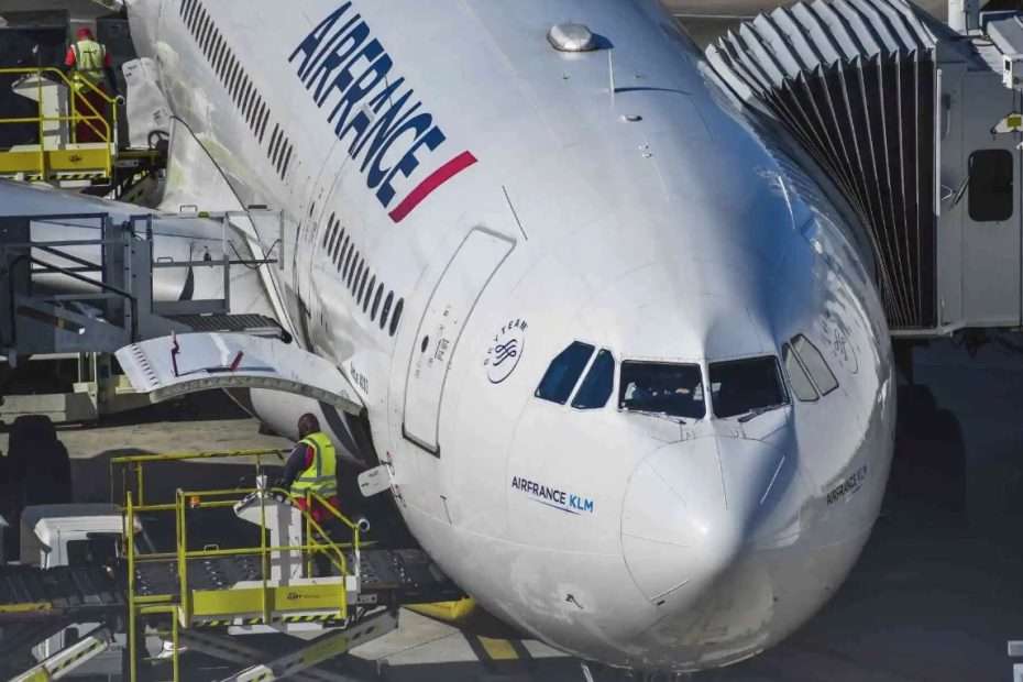 Cancelación del vuelo del Air France